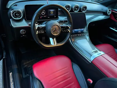 Mercedes-Benz dashboard and steering wheel wiped down and dressed
